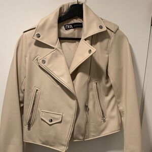 Zara faux leather jacket, S